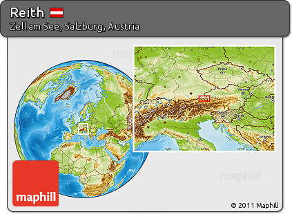 Physical Location Map of Reith