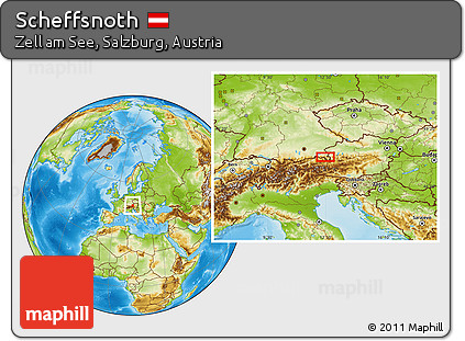Physical Location Map of Scheffsnoth