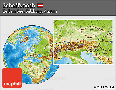 Physical Location Map of Scheffsnoth