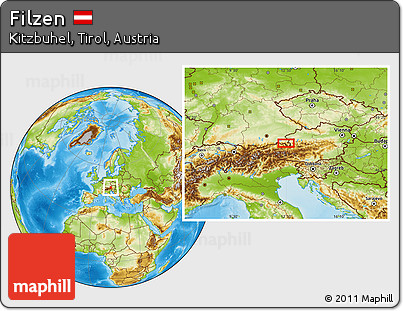 Physical Location Map of Filzen