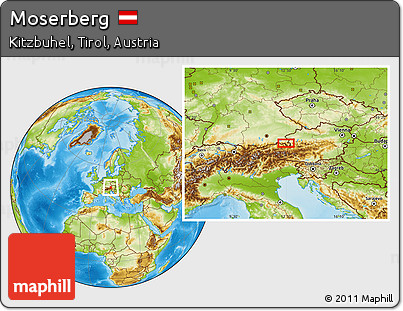 Physical Location Map of Moserberg
