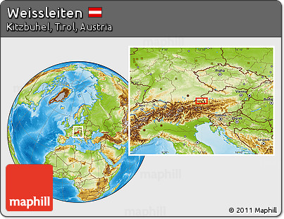 Physical Location Map of Weissleiten