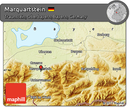Physical Map of Marquartstein