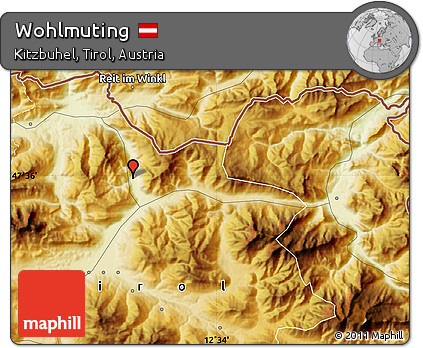 Physical Map of Wohlmuting