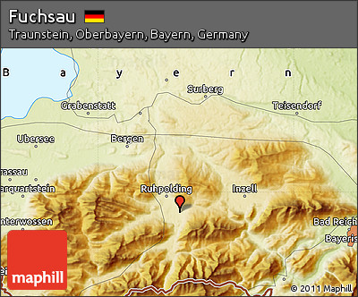Physical Map of Fuchsau