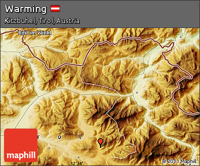 Physical Map of Warming