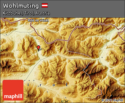 Physical Map of Wohlmuting