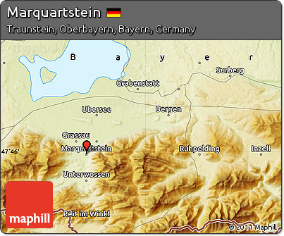 Physical Map of Marquartstein