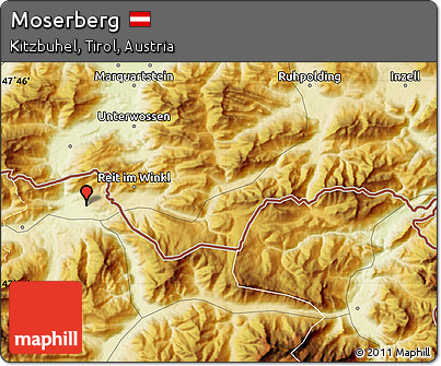 Physical Map of Moserberg