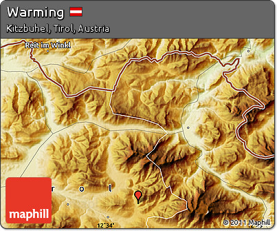 Physical Map of Warming