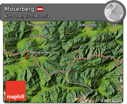 Satellite Map of Moserberg