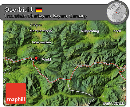Satellite Map of Oberbichl