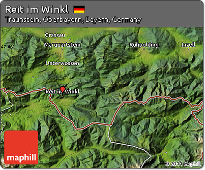 Satellite Map of Reit Im Winkl