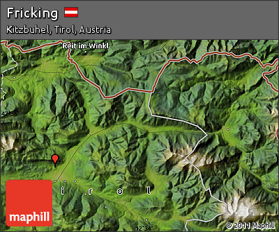 Satellite Map of Fricking