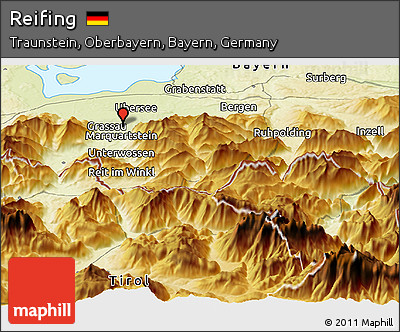 Physical Panoramic Map of Reifing