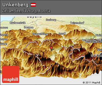 Physical Panoramic Map of Unkenberg
