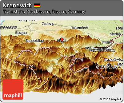 Physical Panoramic Map of Kranawitt