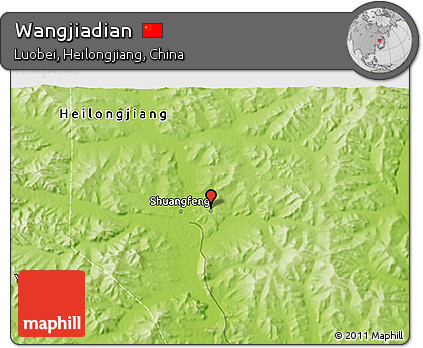 Physical 3D Map of Wangjiadian