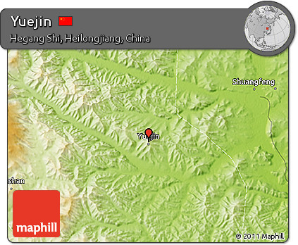 Physical 3D Map of Yuejin