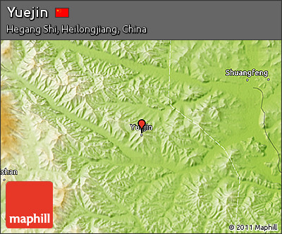 Physical 3D Map of Yuejin