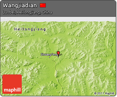 Physical 3D Map of Wangjiadian