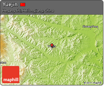 Physical 3D Map of Yuejin