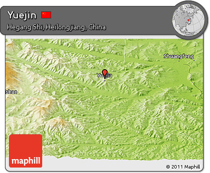 Physical Panoramic Map of Yuejin