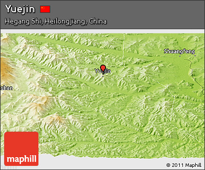 Physical Panoramic Map of Yuejin