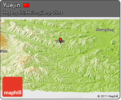 Physical Panoramic Map of Yuejin