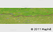 Satellite Panoramic Map of the area around 47° 41' 6" N, 131° 49' 29" E