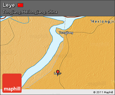 Political 3D Map of Leye