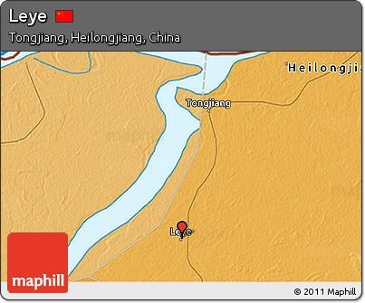 Political 3D Map of Leye
