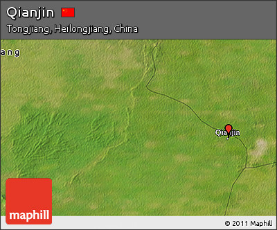 Satellite 3D Map of Qianjin