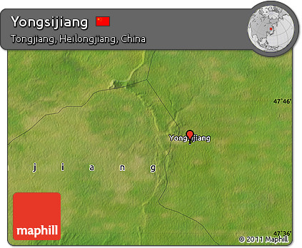 Satellite Map of Yongsijiang