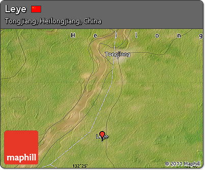 Satellite Map of Leye