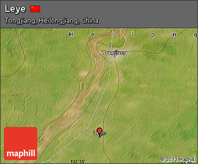 Satellite Map of Leye