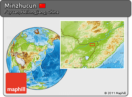 Physical Location Map of Minzhucun