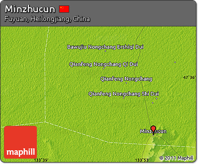 Physical Map of Minzhucun
