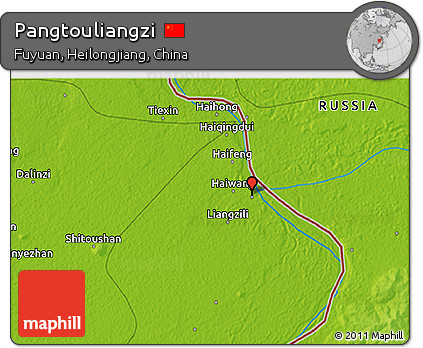 Physical 3D Map of Pangtouliangzi