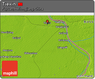 Physical 3D Map of Tiexin