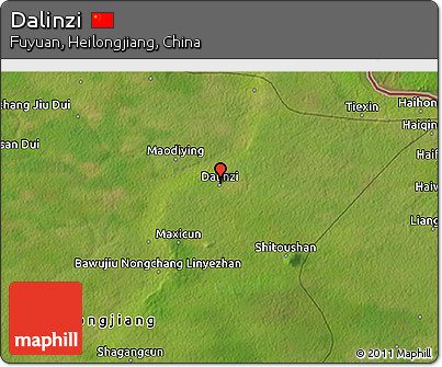 Satellite 3D Map of Dalinzi