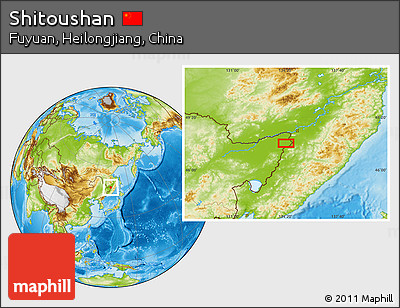 Physical Location Map of Shitoushan