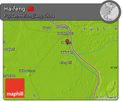 Physical Map of Haifeng