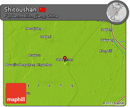 Physical Map of Shitoushan