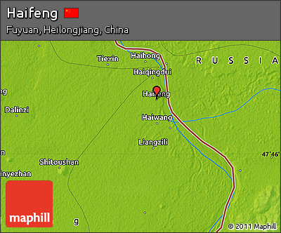 Physical Map of Haifeng