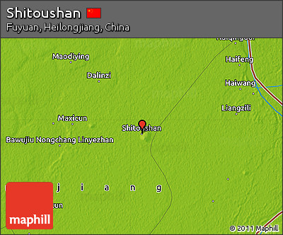 Physical Map of Shitoushan