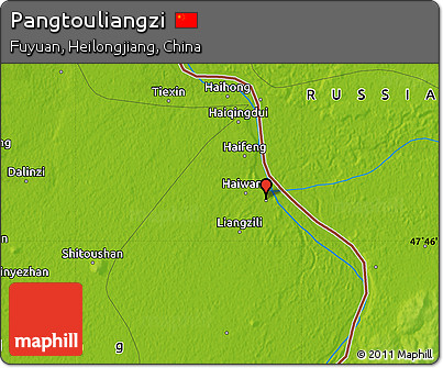 Physical Map of Pangtouliangzi