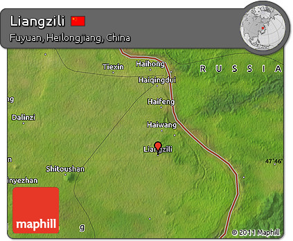 Satellite Map of Liangzili