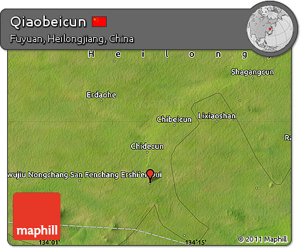 Satellite Map of Qiaobeicun