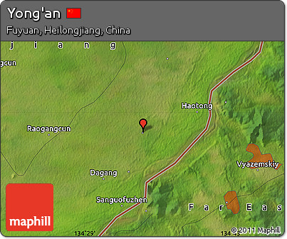 Satellite Map of Yong'an